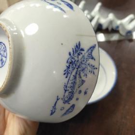 益阳资江瓷厂碗二个(8212)