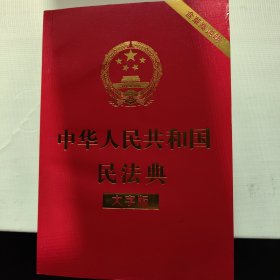 中华人民共和国民法典（大字版32开大字条旨红皮烫金）2020年6月新版