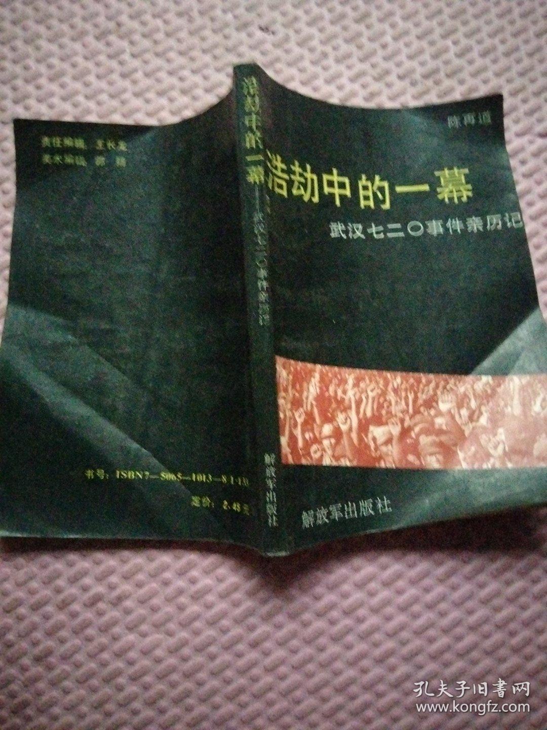 浩劫中的一幕 武汉七二〇事件亲历记