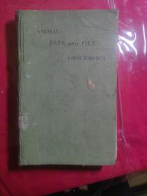 Animal Fats and Oils【民国国立东南大学（1920-1927）.馆藏书。孟芳图书馆藏书票一枚】