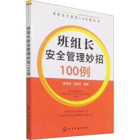 班组安全建设100例丛书--班组长安全管理妙招100例