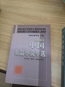 2003中国短篇小说年选