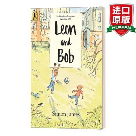 英文原版 Leon and Bob 利昂和鲍勃 4-8岁儿童友谊主题情绪表达教育绘本 Simon James 英文版 进口英语原版书籍