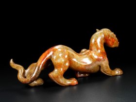 和田玉“上古瑞兽”摆件长33厘米高14厘米厚8厘米重2039克