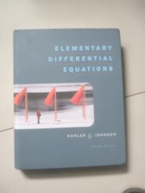 elementary differential equations【附光盘，大16开硬精装英文原版，如图实物图】