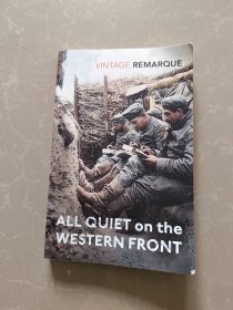 英文原版小说 All Quiet on the Western Front 西线无战事 Vintage经典 英文版 进口英语原版书籍