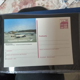 F2145德国 1985年风景邮资片一张 飞机场