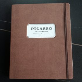 特价  picasso 毕加索14本素描本 调频网点 印刷精美 软皮面精装 开本约26*21厘米128页