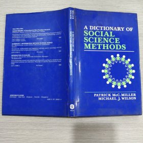 英文原版 A Dictionary of Social Science Methods 社會(huì)科學(xué)方法詞典(16開(kāi)精裝本書(shū)衣全)