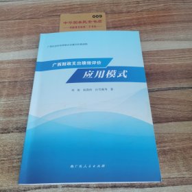 广西财政支出绩效评价，应用模式