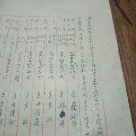 澧县警察局1943年抗战时电文一份含田赋管理处名称所辖地域及负责人一览表