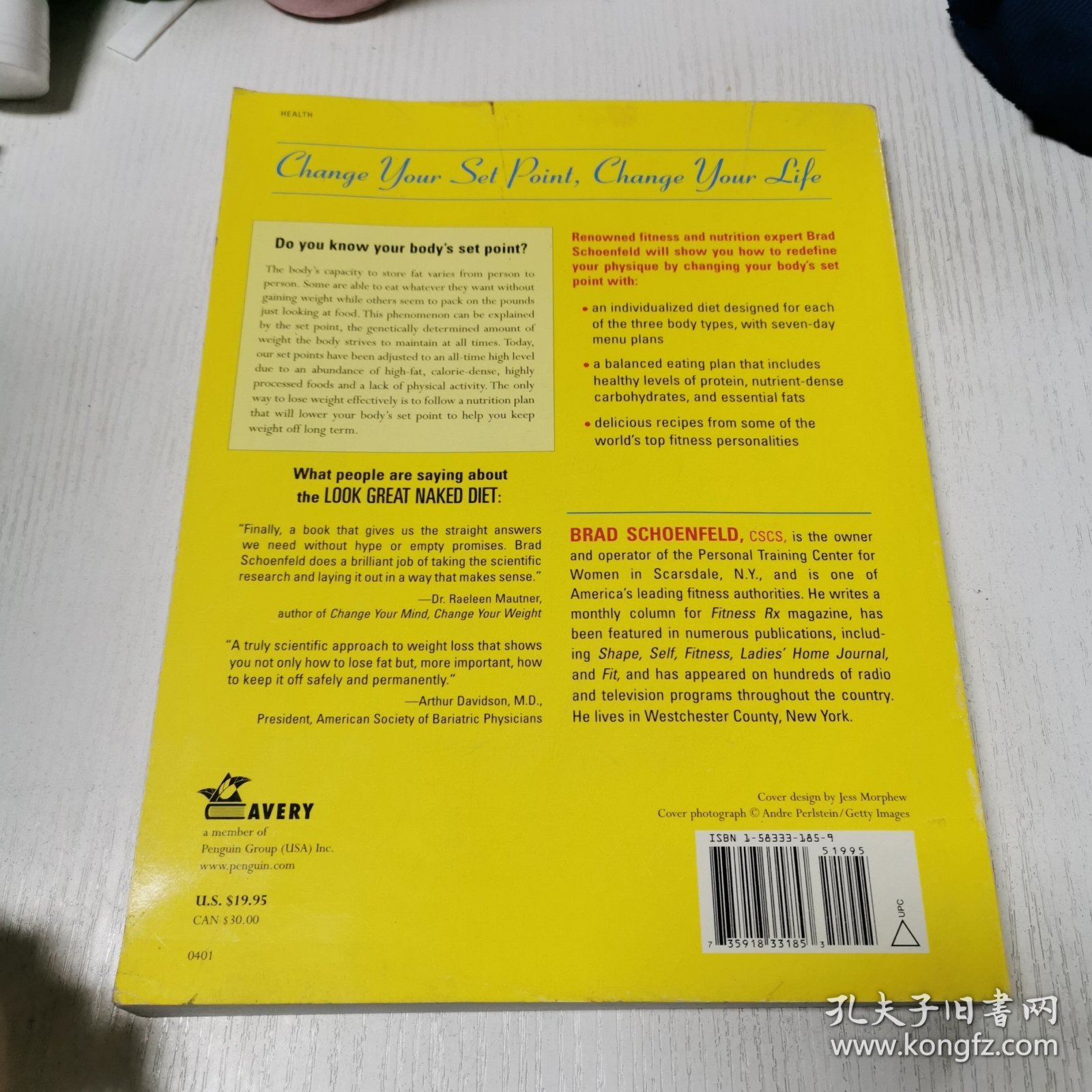英文原版书籍LOOK GREAT NAKED Diet看起来很棒的瘦体饮食，品相如图，16开本