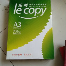太阳纸业 乐考多功能复印纸 一包未拆封 重量6公斤