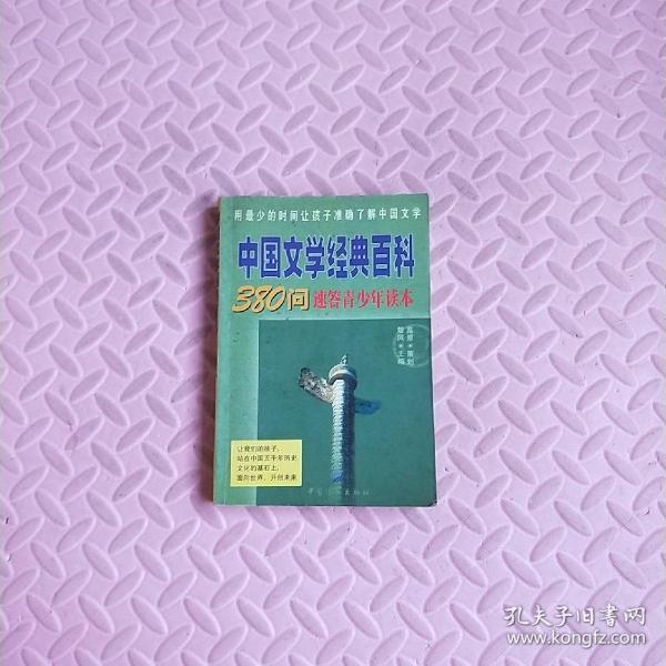 中国文学经典百科380问速答青少年读本