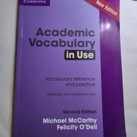 Academic Vocabulary in Use Edition with Answers 剑桥英语学术词汇