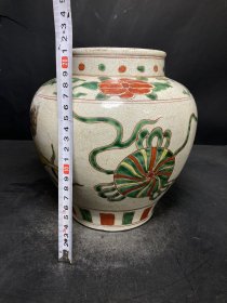 五彩罐子，事事如意，