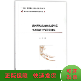 我国基层政府财政透明度实现的路径与策略研究