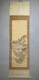日本名家绘画：水谷芳年《清水寺春胜图》（保真）