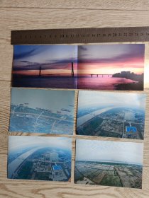 老照片:鄂黄长江大桥全景照片一组13张
