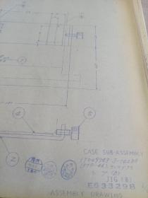 大连仪表厂   日立制作所那珂工厂三角法图纸56张