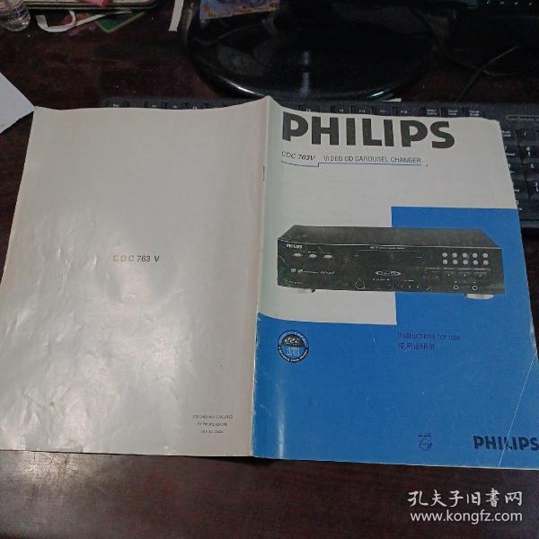 PHILIPS CDC 763 V IDEO CD CAROUSEL CHANGER 使用说明书（中英双语）