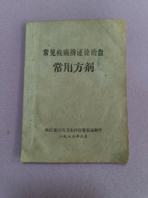 常见疾病辨证论治盘常用方剂