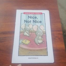 英文彩色绘本分级阅读第3部（LEVELED BOOK STAGE 3  ）：很好 不好（  Nice  Not Nice  ）