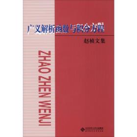 广义解析函数与积分方程：赵桢文集