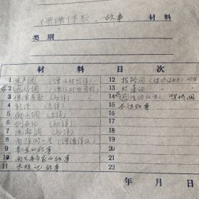 （民族语言研究资料）傈僳语语言文字学家木玉璋旧藏傈僳语底稿等资料《傈僳诗歌、故事》多份一组，含生产调、求婚调、丧歌、织麻词、木娃记等诗歌故事，译感等篇 8开和16开本