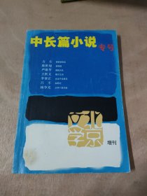 《中长篇小说》 专号