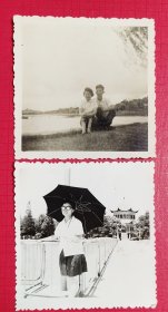 1966与1980年东湖照片二种(可能是武汉东湖，不确定)