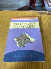 社会主义市场经济条件下利益冲突解决机制研究