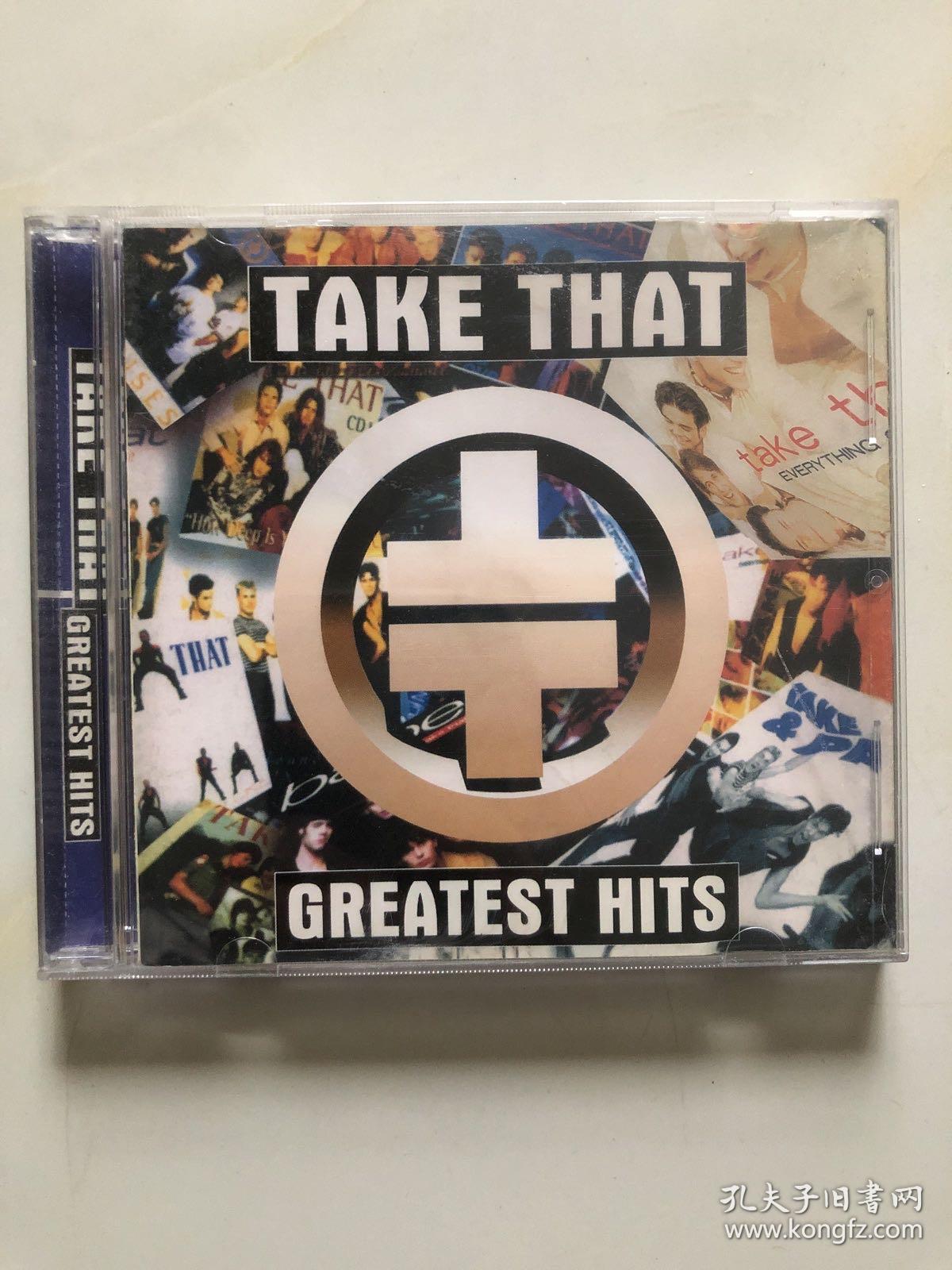 【正版光盘】TAKE THAT Greatest Hits 接招精选 光盘1张 + 英文歌单（如图）