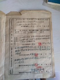 中国新民主主义青年团入团志愿书