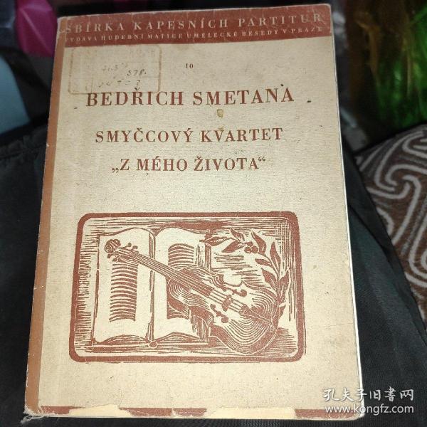 BEDRICH SMETANA SMYCCOVY KVARTET ......