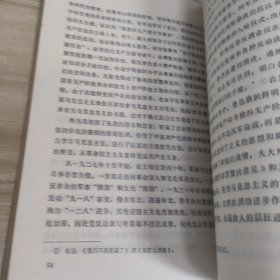 中国现代文学史(上，下)