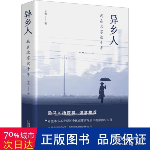 异乡人：我在北京这十年（梁鸿、杨庆祥联袂推荐，“北漂”十年，我是八百万分之一，狼狈地呼吸，狼狈地离去）