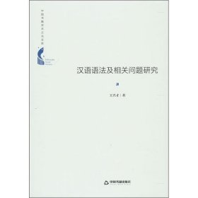 中国书籍学术之光文库— 汉语语法及相关问题研究（精装）