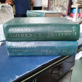 ANTHOLOGY OF AMERICAN LITERATURE  1 2 (美国文学选 第1,2卷)二册合售