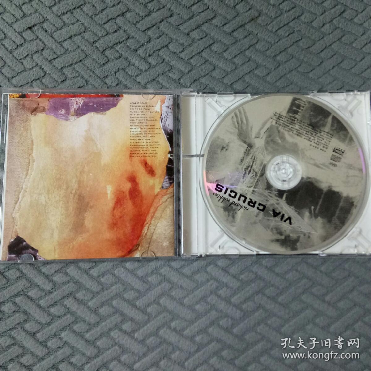 原版老CD via crucis - richard robbins 传统民族音乐系列 节奏之旅