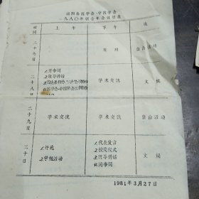 《汕头市化工一厂 聘约》《汕头市技术信息发布会日程表》《汕头市金属学会第四届会员代表大会》《汕头市白色金属学会、汕头市金属学会第四届代表大会暨九零年度年会交流文章目录》等7样合售