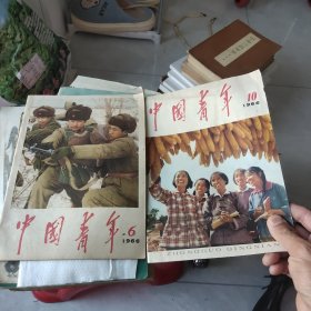 中国青年1966年/6.10两册合售 6册中有很多剪贴散页