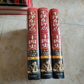 毛泽东点评二十四史人物精选（上中下 全三册）文白对照（详解版）1997年1版1印