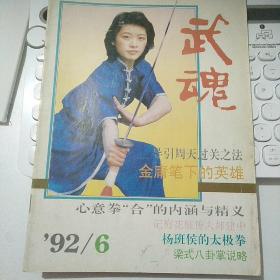 武魂杂志 1992 6 1992年第6期 不缺页 少林金刚内功 (四) 潭门三十六天罡连环腿 (七至十二)八卦内功六十四桩 (七八)梁式八卦掌说略