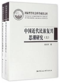 中国近代民族复兴思潮研究：以抗战时期知识界为中心（套装上下册）