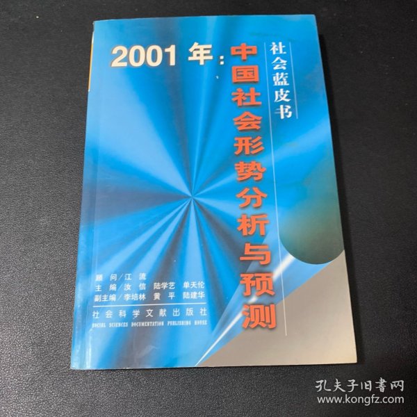 2001年:中国社会形势分析与预测