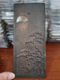 日本江户时期(1603年-1868年)铜镜-松鹤延年