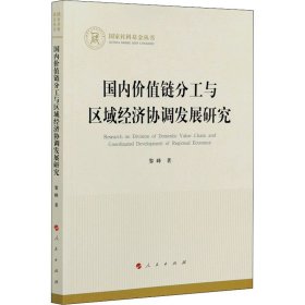 国内价值链分工与区域经济协调发展研究（国家社科基金丛书—经济）