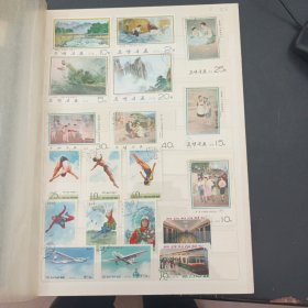 七十年代朝鲜邮票9套35枚，都是朝鲜本土使用非商业票，有现代革命艺术绘画、体育等题材，市场价较高，品好。包邮！