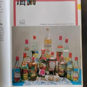 【酒文化资料】广东酒，八十年代珠江桥牌出口米酒：九江双蒸酒、梅江酒、菠萝酒、荔枝酒、满楼香、东江糯米酒、特醇米酒、小杬茶薇酒、豉味玉冰烧，药酒：长春药酒、巴戟酒，以及各种茶等彩印画册